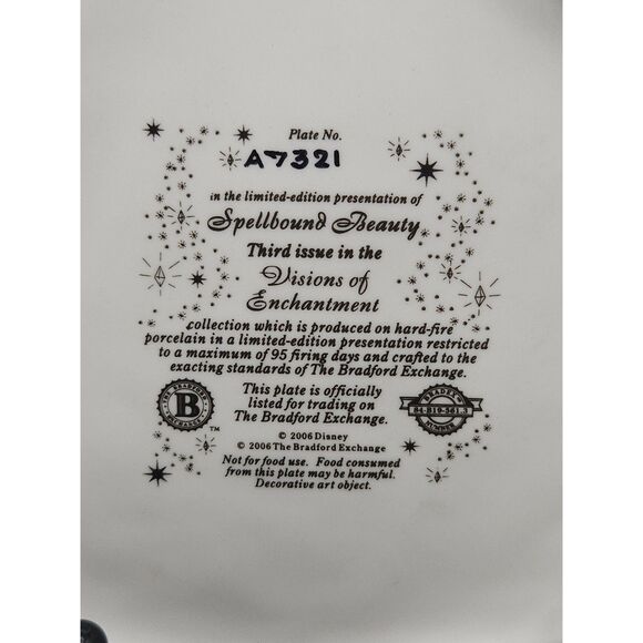 Bradford Exchange Disney Aurora Sleeping Beauty Visions Of Enchantment Wall Art - Picture 4 of 6